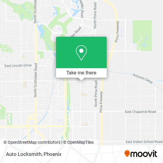 Mapa de Auto Locksmith