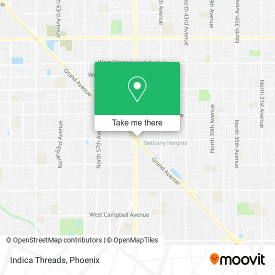 Indica Threads map