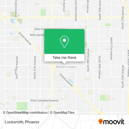 Locksmith map