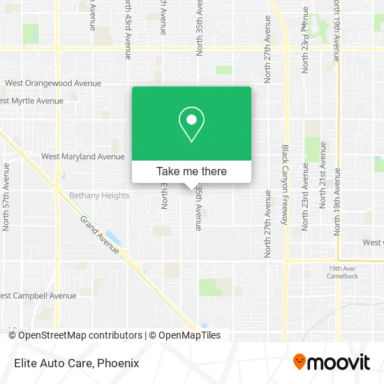 Elite Auto Care map