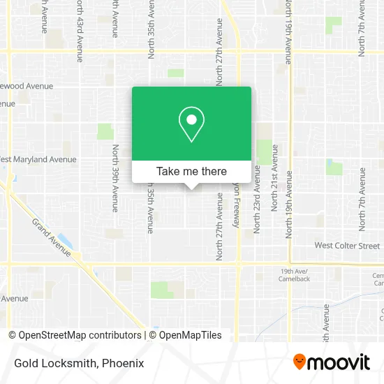 Gold Locksmith map