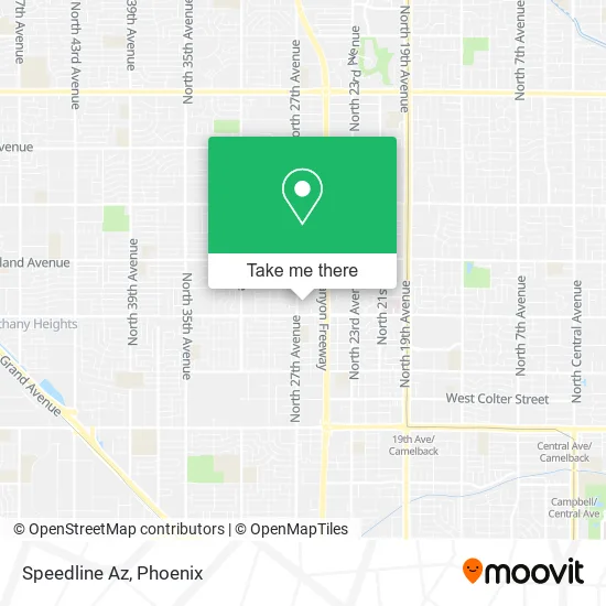 Speedline Az map