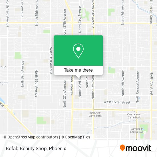 Befab Beauty Shop map