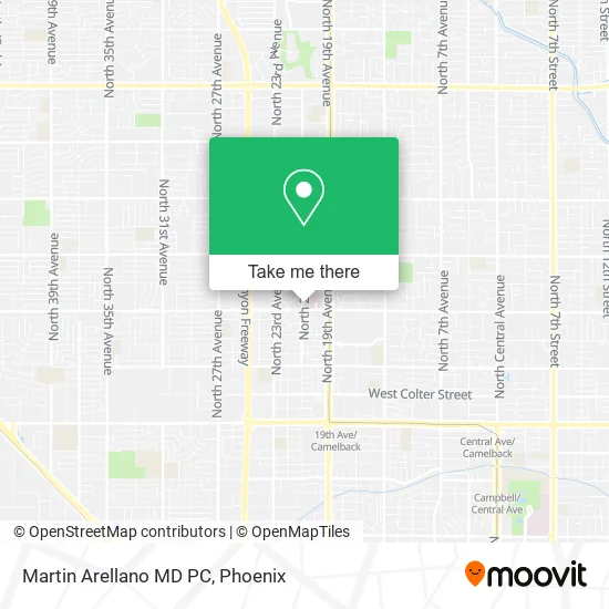 Martin Arellano MD PC map