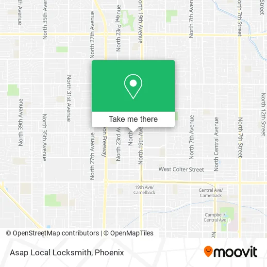 Asap Local Locksmith map