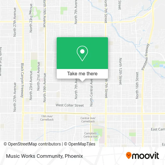 Music Works Community map