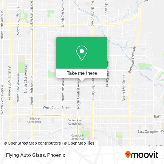 Flying Auto Glass map