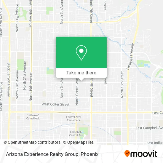Arizona Experience Realty Group map