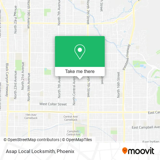 Asap Local Locksmith map