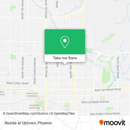 Mapa de Rezide at Uptown