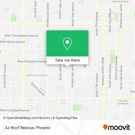 Az Roof Rescue map
