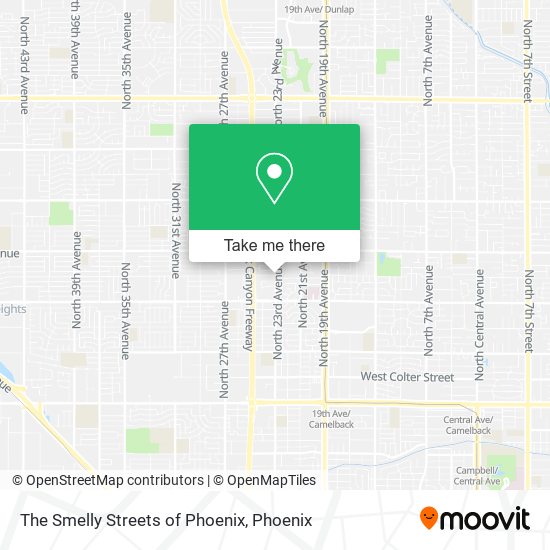 Mapa de The Smelly Streets of Phoenix