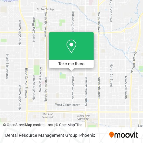 Mapa de Dental Resource Management Group