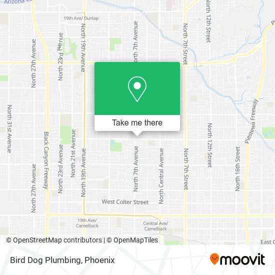 Mapa de Bird Dog Plumbing