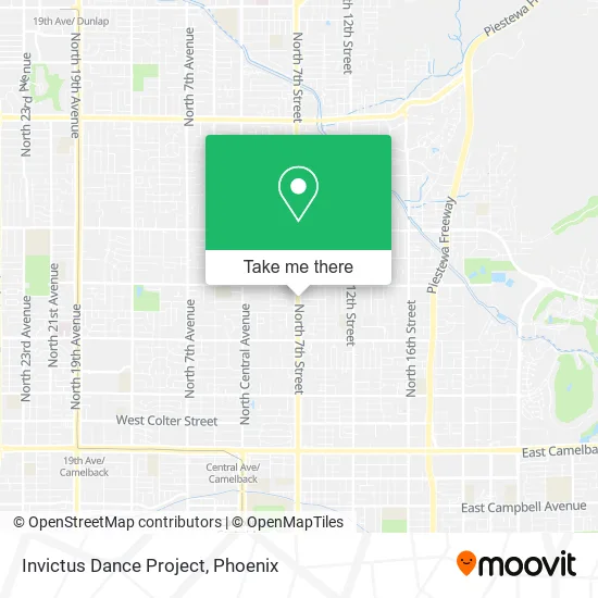 Invictus Dance Project map