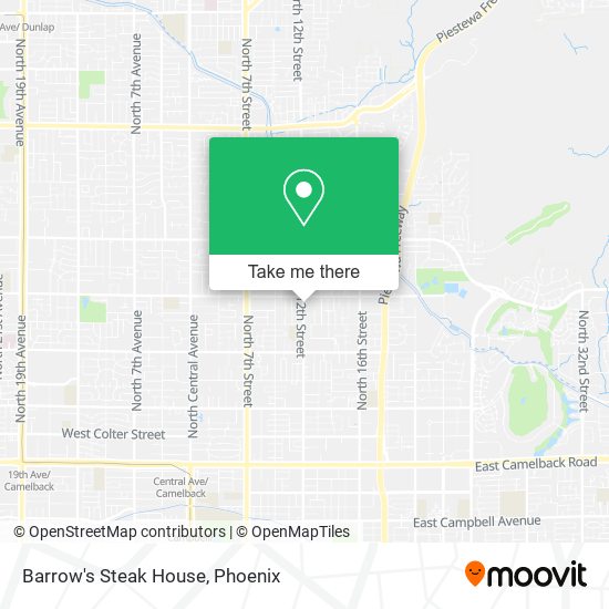 Mapa de Barrow's Steak House