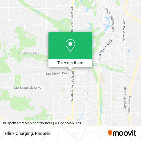 Blink Charging map