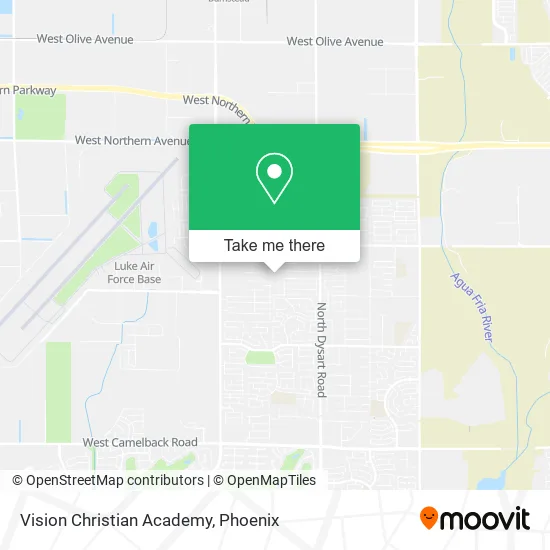 Vision Christian Academy map