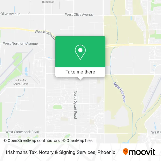 Irishmans Tax, Notary & Signing Services map