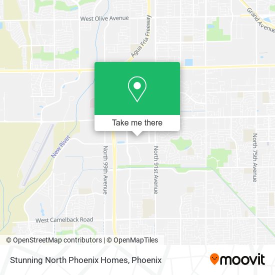 Stunning North Phoenix Homes map