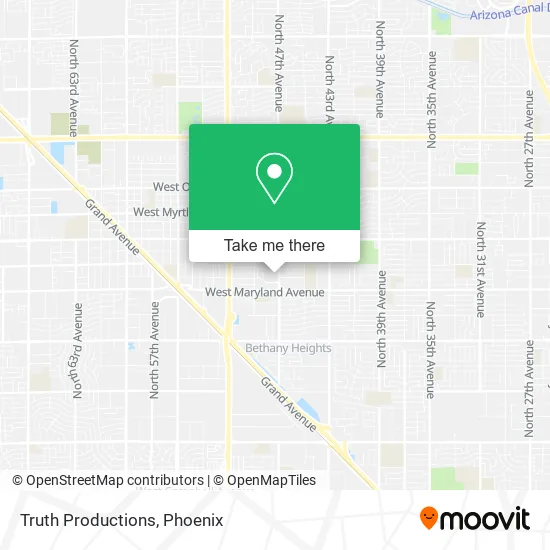 Mapa de Truth Productions