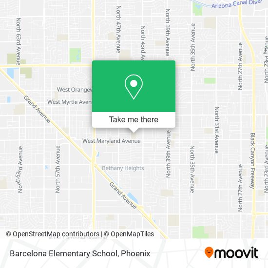 Mapa de Barcelona Elementary School