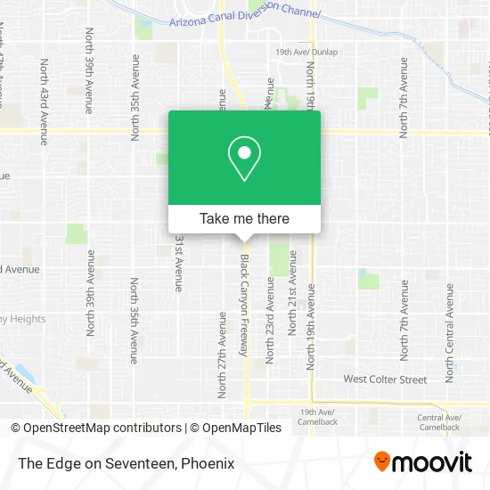 The Edge on Seventeen map