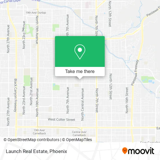 Launch Real Estate map