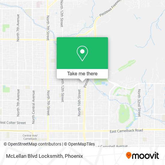 Mapa de McLellan Blvd Locksmith