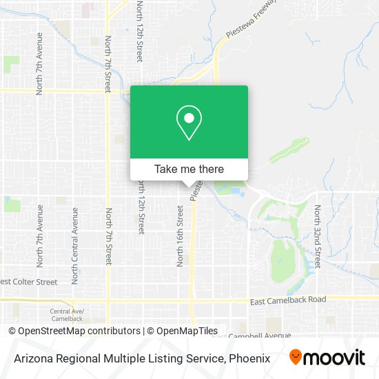 Arizona Regional Multiple Listing Service map