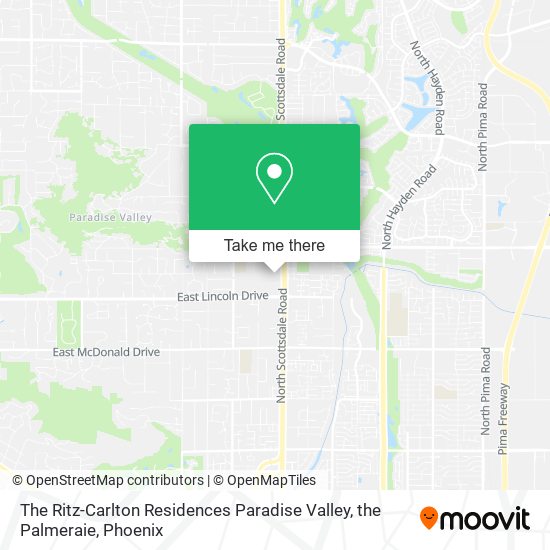 Mapa de The Ritz-Carlton Residences Paradise Valley, the Palmeraie