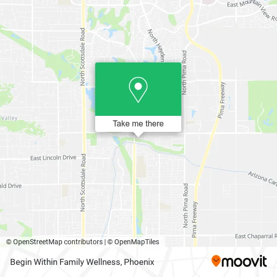 Begin Within Family Wellness map