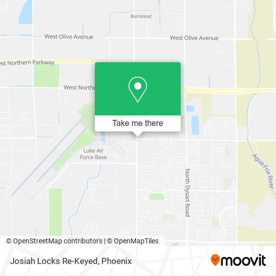Josiah Locks Re-Keyed map