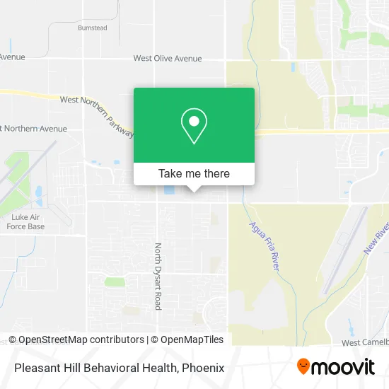 Pleasant Hill Behavioral Health map