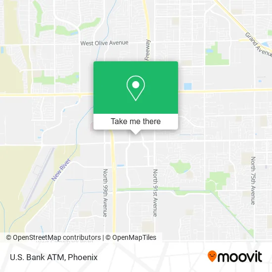 U.S. Bank ATM map