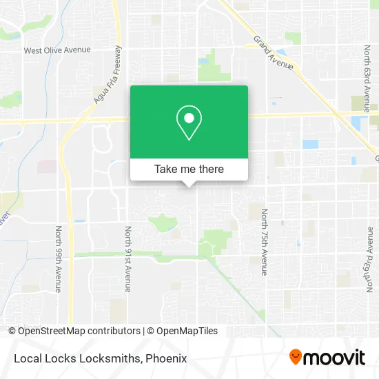 Local Locks Locksmiths map