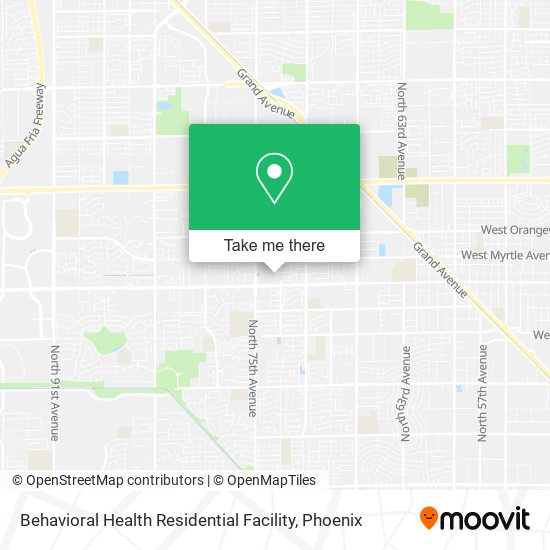 Behavioral Health Residential Facility map