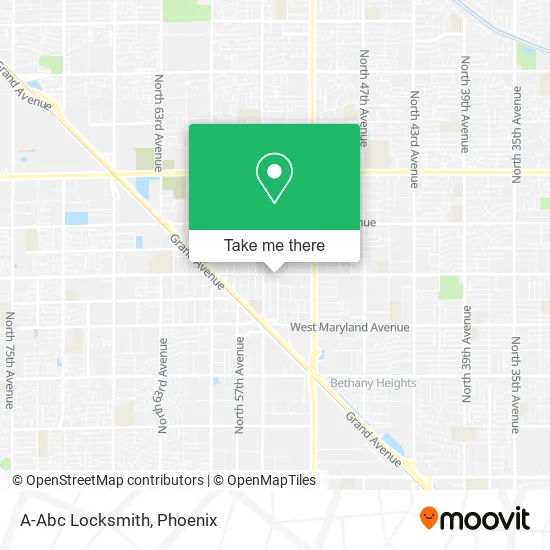 Mapa de A-Abc Locksmith