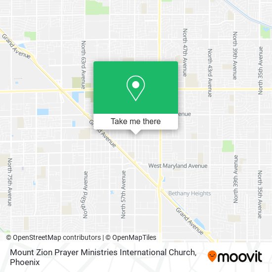 Mount Zion Prayer Ministries International Church map