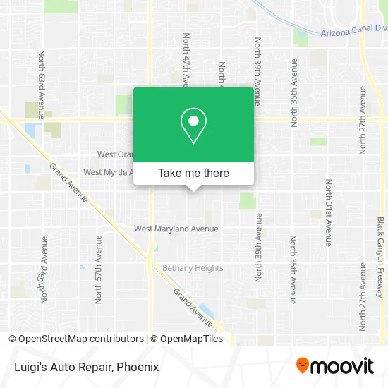 Luigi's Auto Repair map