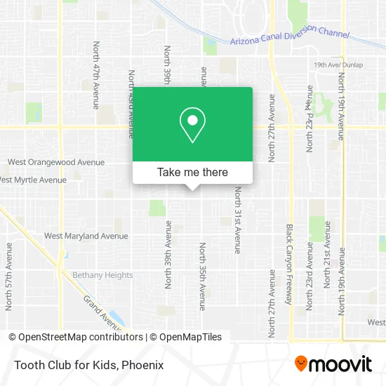 Tooth Club for Kids map