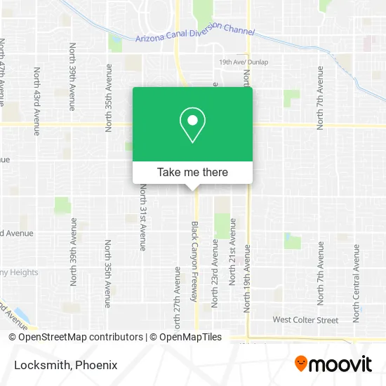 Locksmith map