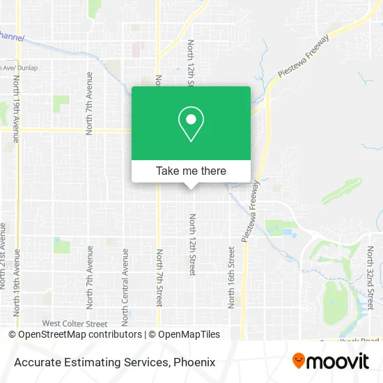 Accurate Estimating Services map