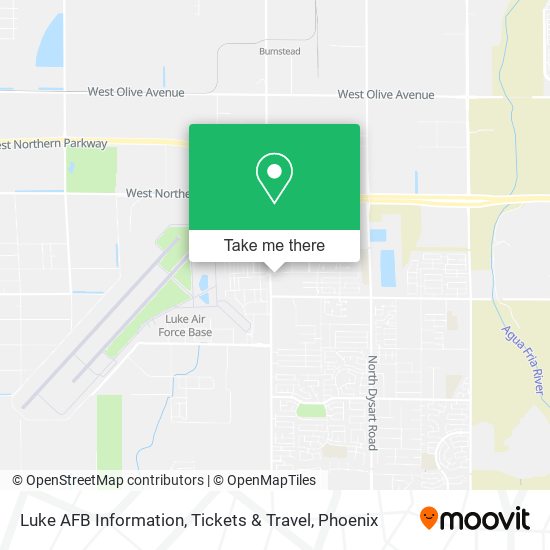 Luke AFB Information, Tickets & Travel map