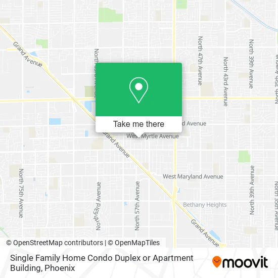 Single Family Home Condo Duplex or Apartment Building map