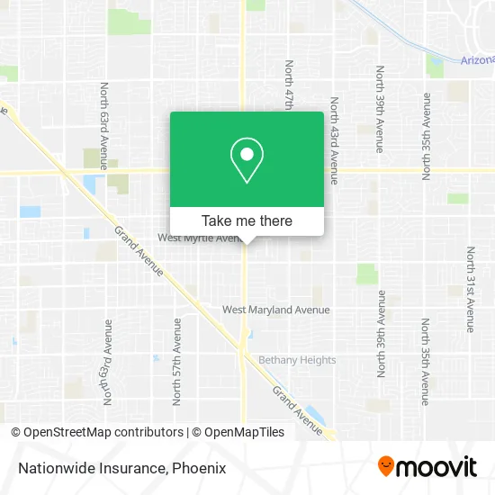 Nationwide Insurance map