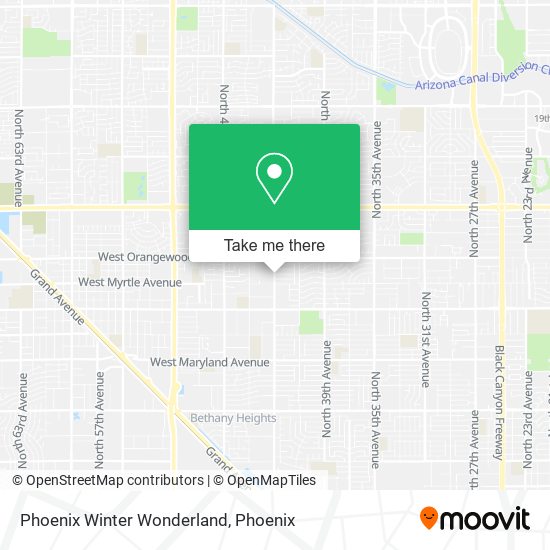 Phoenix Winter Wonderland map