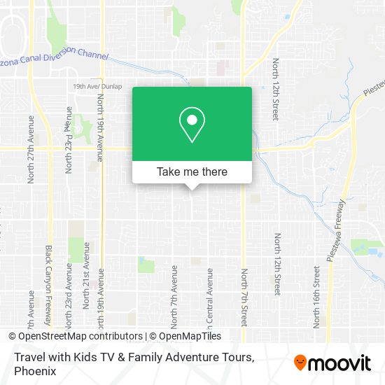 Mapa de Travel with Kids TV & Family Adventure Tours