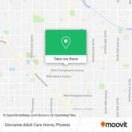 Glorianne Adult Care Home map