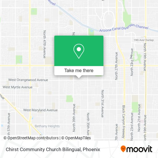 Mapa de Chirst Community Church Bilingual